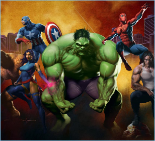 super eroe Giochi
