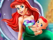 Ariel and the Newborn Baby Game