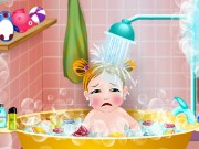 First Baby Bath