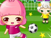 Cute Girl Football Game