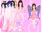Pink Butterfly Dress up Game