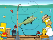 Homer Simpsons gone fishing
