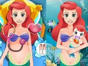 Mermaid Ariel Gives Birth To A Baby
