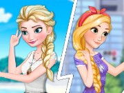 Elsa And Rapunzel Snapchat Rivals Game