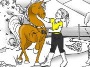 Lovely Horse Coloring Game