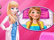 Elsa Doctor Taking Care Of Anna Game