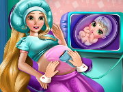 Rapunzel Pregnant Check-Up