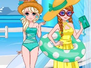 Frozen Sisters Pool Party