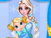 Elsa Baby Room Cleaning Game