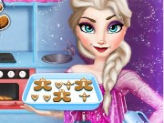 Elsa cooking Gingerbread Game