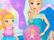 Elsa Womb Baby Play Game