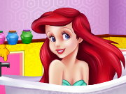 Princess Ariel Royal Bath Game