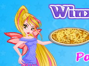 Winx Flora Cooking Poutine Pizza