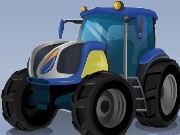 Futuristic Tractor Racing Game