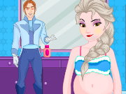 Pregnant Elsa Shopping Makeover Game