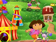 Dora At Theme Park Game