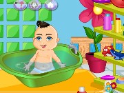 Snuggly Baby Bathing Game