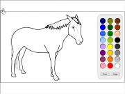 Horse coloring Game