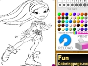 Bratz coloring pages Game
