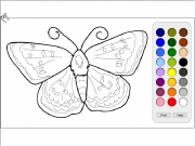 Butterfly 2 coloring Game