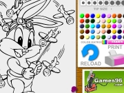 Tiny toons flying planes coloring