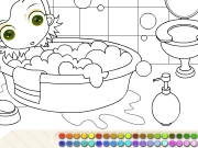 Coloring bathroom Game