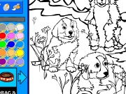 Mountain dogs coloring
