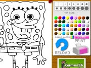 Spongebob coloring Game