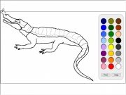 Aligator coloring Game