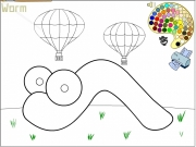 Worm coloring 2 Game