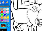 Cat coloring 4