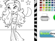 Bratz star coloring Game