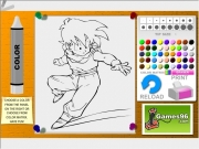 Dragon ball coloring 3 Game