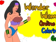 Wonder woman online coloring