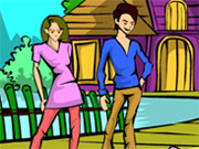 Wood House Couple Game