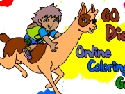 Go Diego go online coloring Game