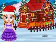 Baby Elsa And Gingerbread House Game