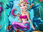 Elsa Mermaid Heal and Spa Game