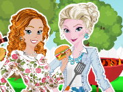 Frozen Sisters BBQ Party Game