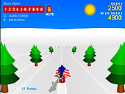 Sonic 3D Snowboarding Game