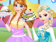 Princesses Ice Cream Deco Game