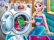 Elsa Laundry Day Game