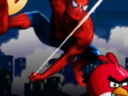 Spiderman save Angry Birds