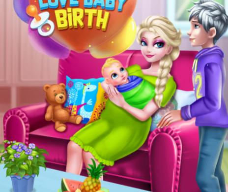 Elsa and Jack Love Baby Birth Game
