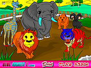 Zoo Coloring Game