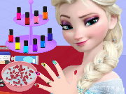 Elsa Nail Salon Game