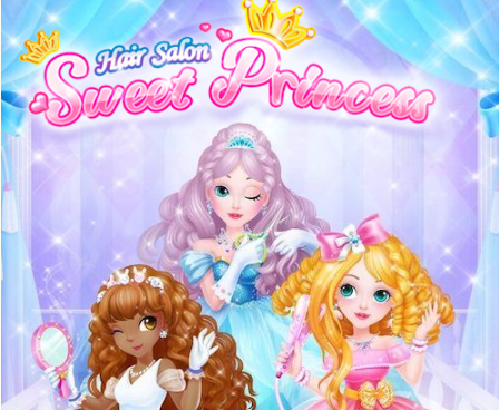 Sweet Princess Hair Salon Game