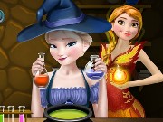 Elsa And Anna Superpower Potions Game