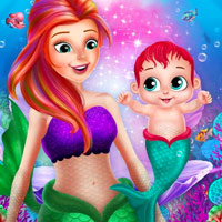 Mermaid Baby Care Game