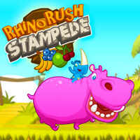 Rhino Rush Stampede Game